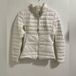 The North Face Women's Cream Quilted Puffer Jacket